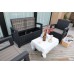 Faro 4 Seater Garden Sofa Set - Black